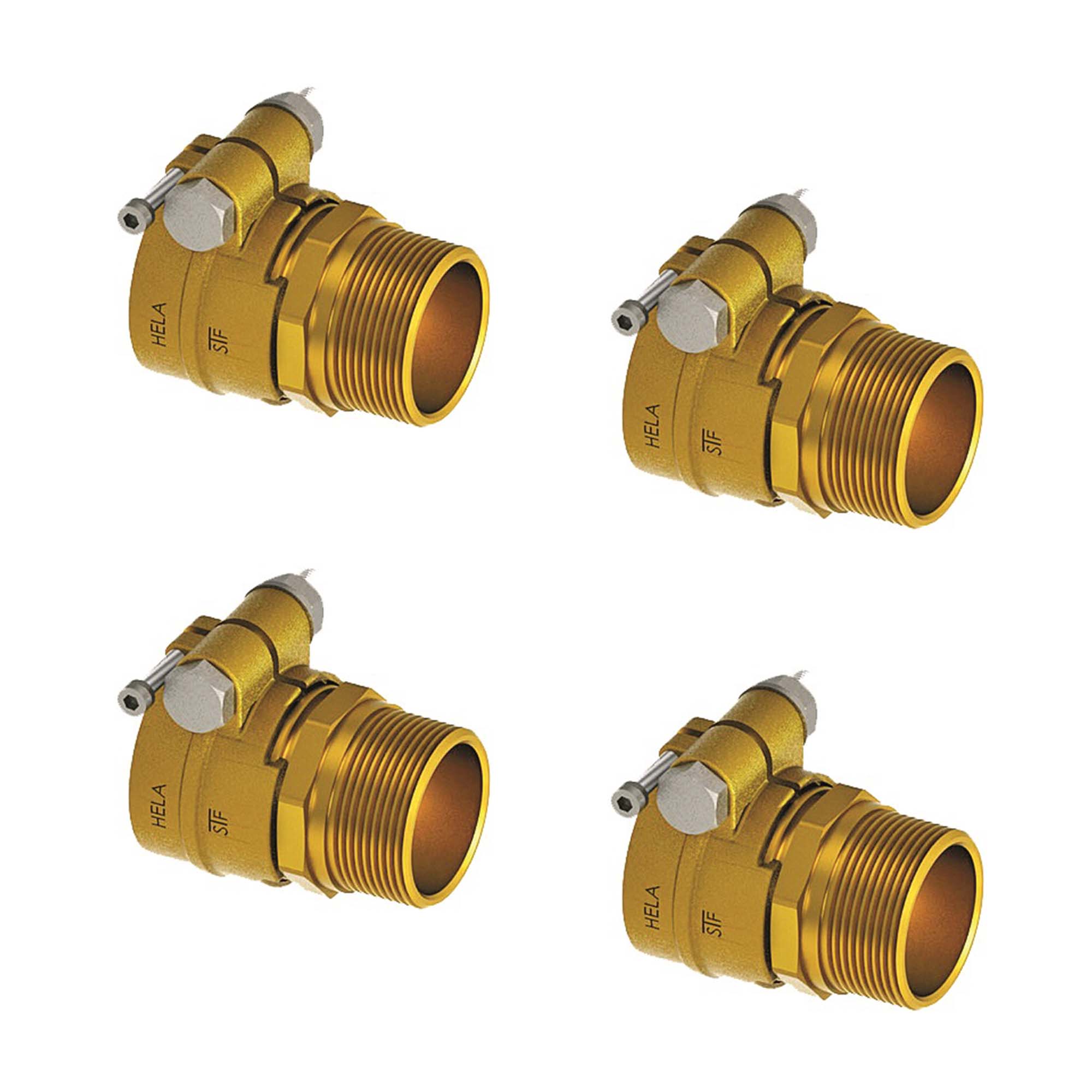 AustroPEX Wärmepumpenpaket DN 32, Fernwärmerohr Anschlussset, 2x PE-Xa + 2 Leerrohre, vorisoliert