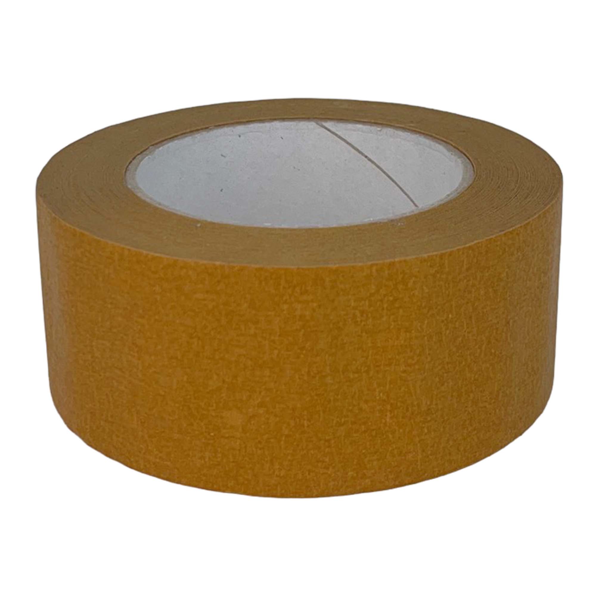 Rolle Zero Dust Kreppband Extrem 120°C, spezialimprägniertes Abdeckband 50 mm x 50 m, wasserfest und hitzebeständig für Lackier- und KFZ-Arbeiten