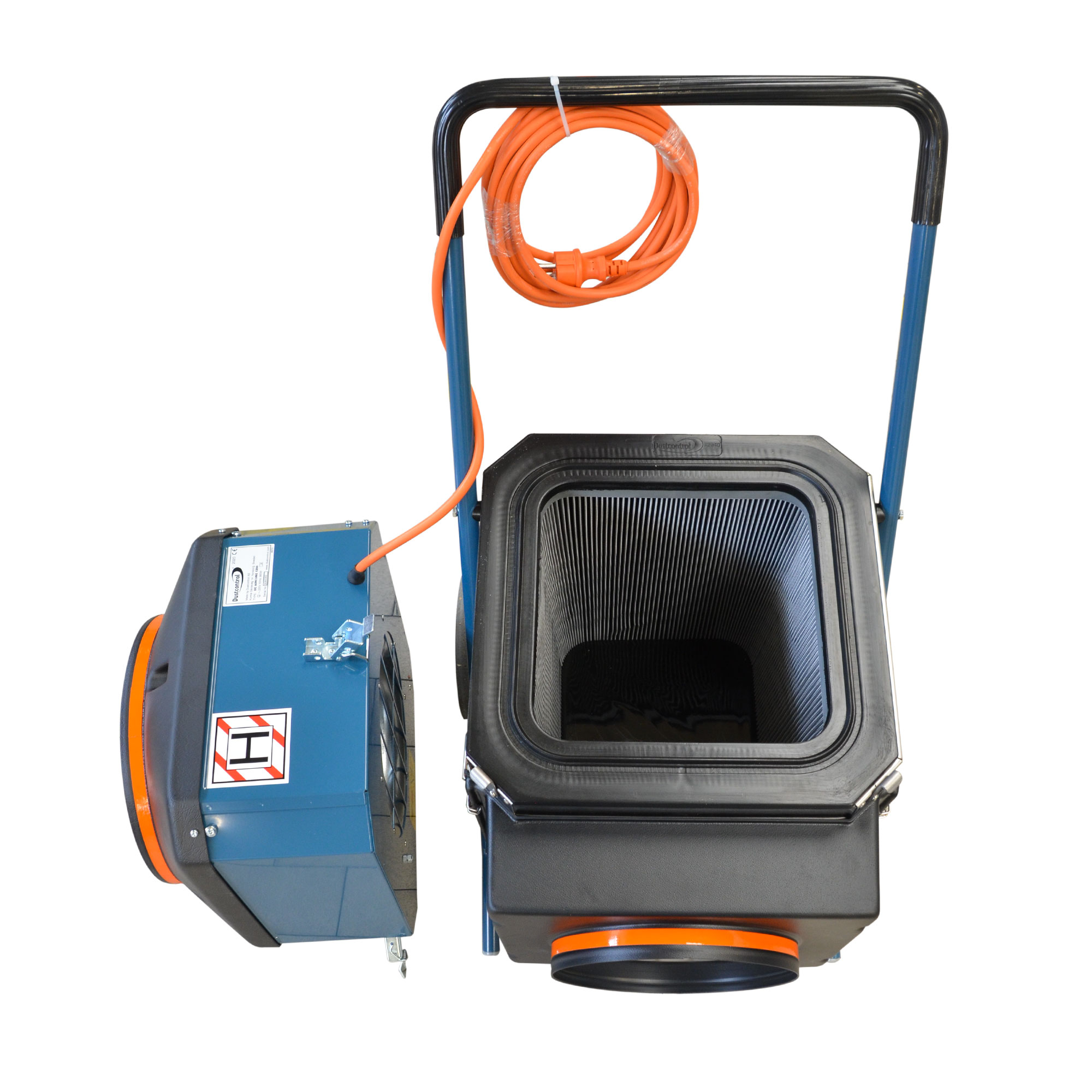 Dustcontrol Bau-Luftreiniger DC AirCube 1200 mit HEPA 13 Filter BG Bau förderfähiges Paket
