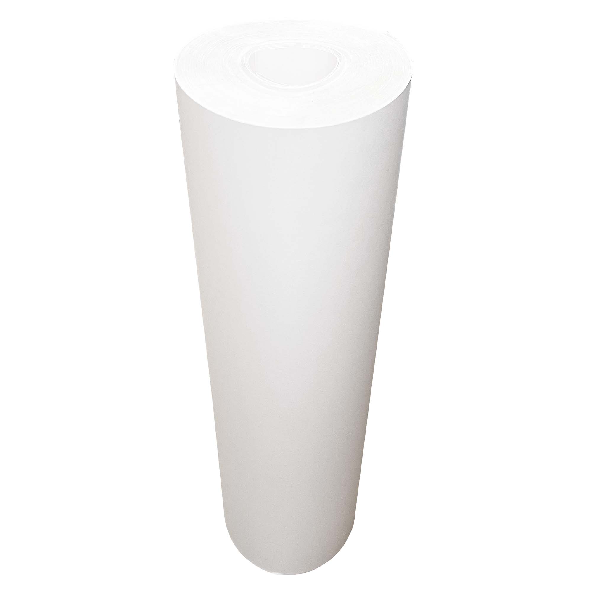 Abdeckpappe Milchtütenpapier weiß ca. 500 mm breit beidseitig PE Folie beschichtet 200-220 g/m²