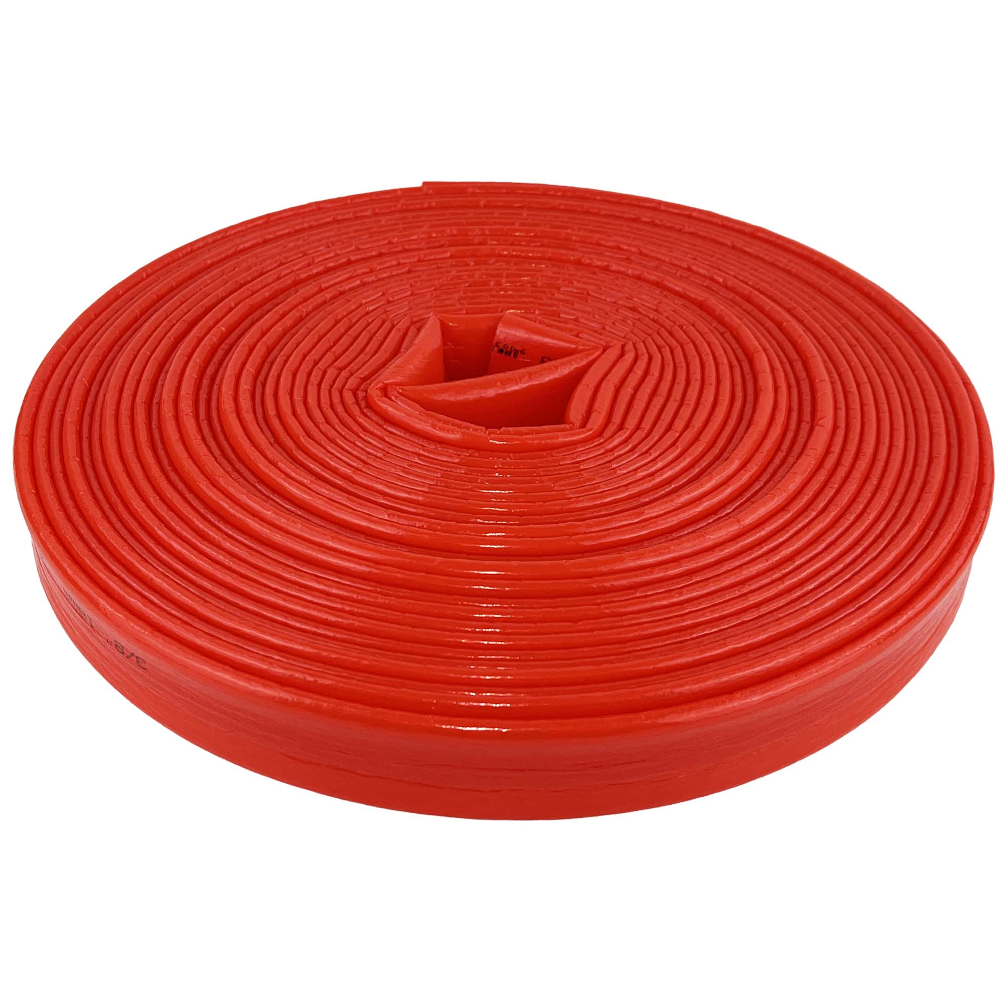 PE-Isolierschutzschlauch mit Riffelschaum 20 m Rolle rot 4 mm