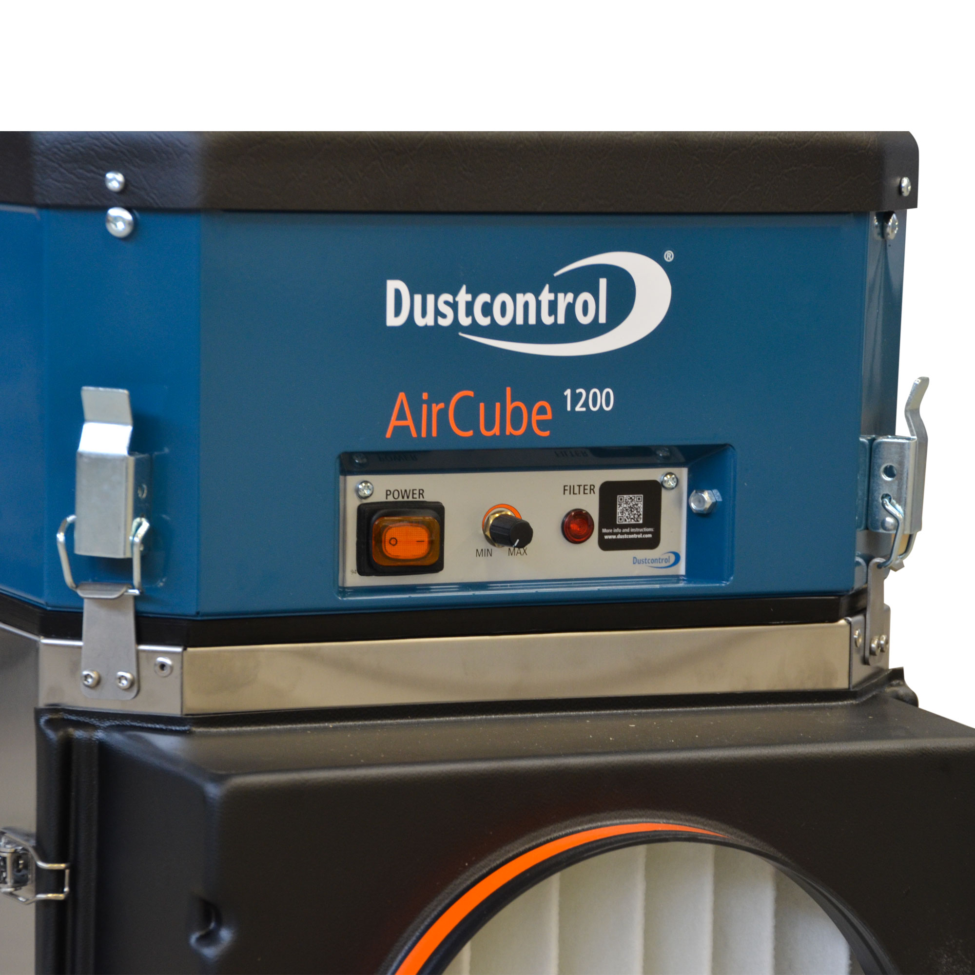 Dustcontrol Bau-Luftreiniger DC AirCube 1200 mit HEPA 13 Filter BG Bau förderfähiges Paket