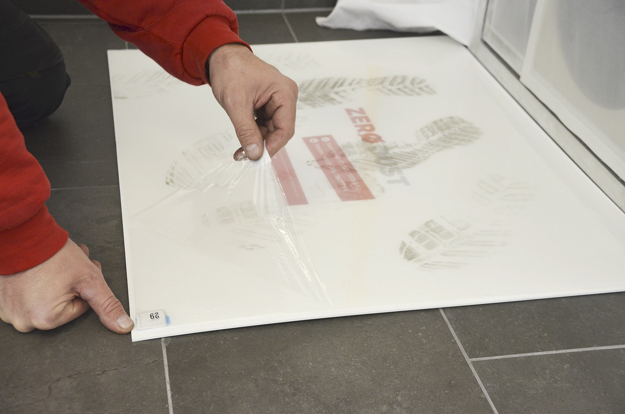DSC_00351R7q4lqz7N85f Schmutzschleuse Schmutzfangmatte 61 x 76 cm mit 30 Klebefolien