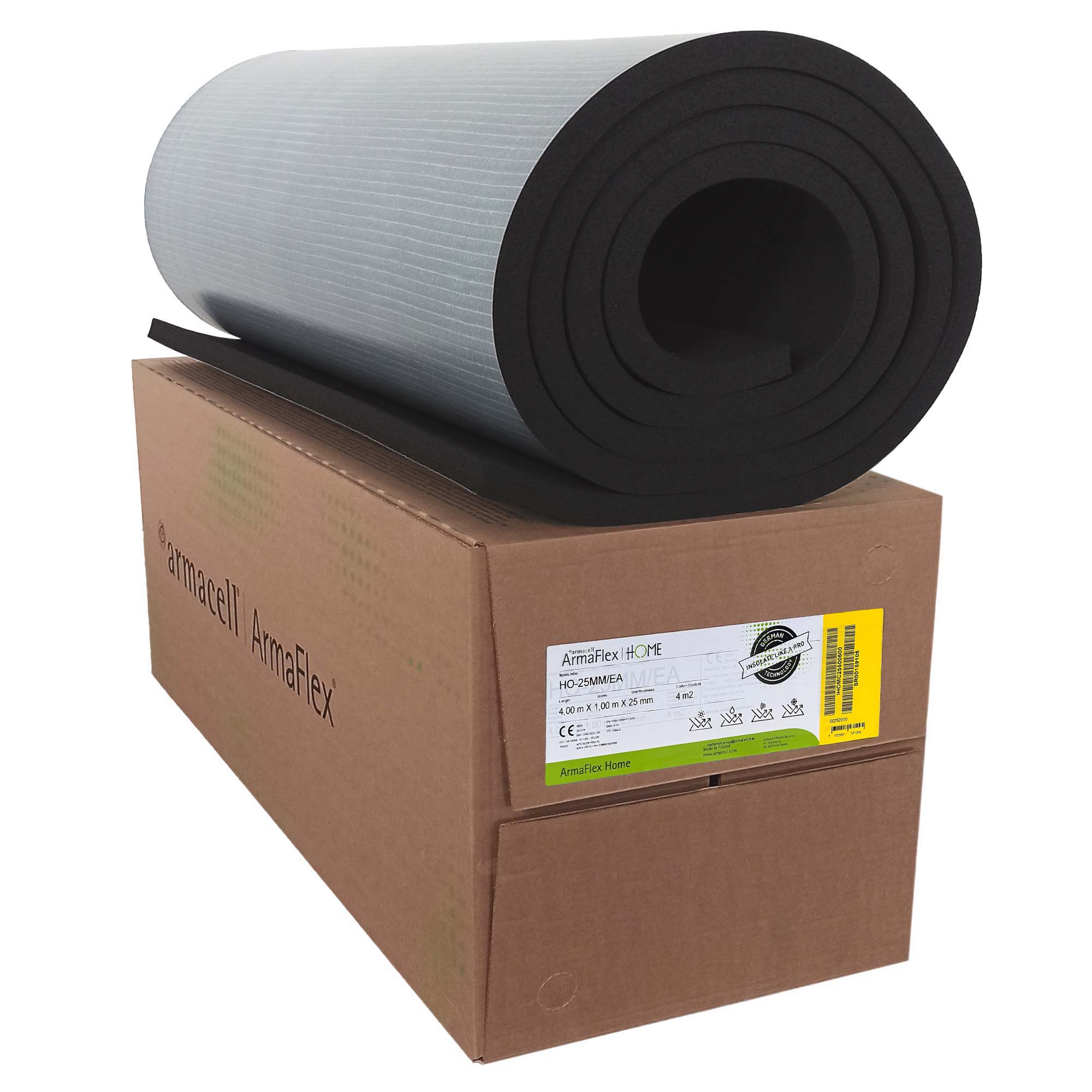 Armacell ArmaFlex® Home endlos Kautschuk Platten selbstklebend 25 mm