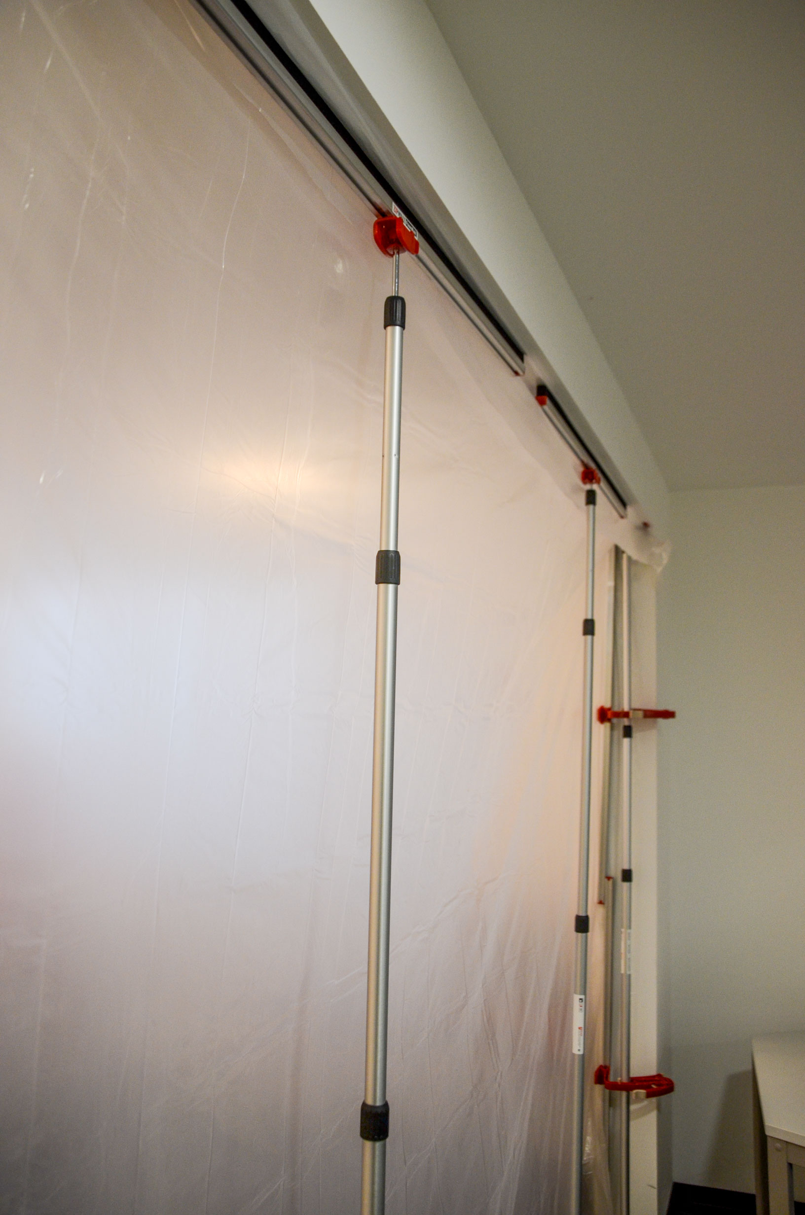 ZipWall® Staubschutzwand "Profi-Sanierer-Paket 3" Länge 12,50 m komplett mit Dichtschienen