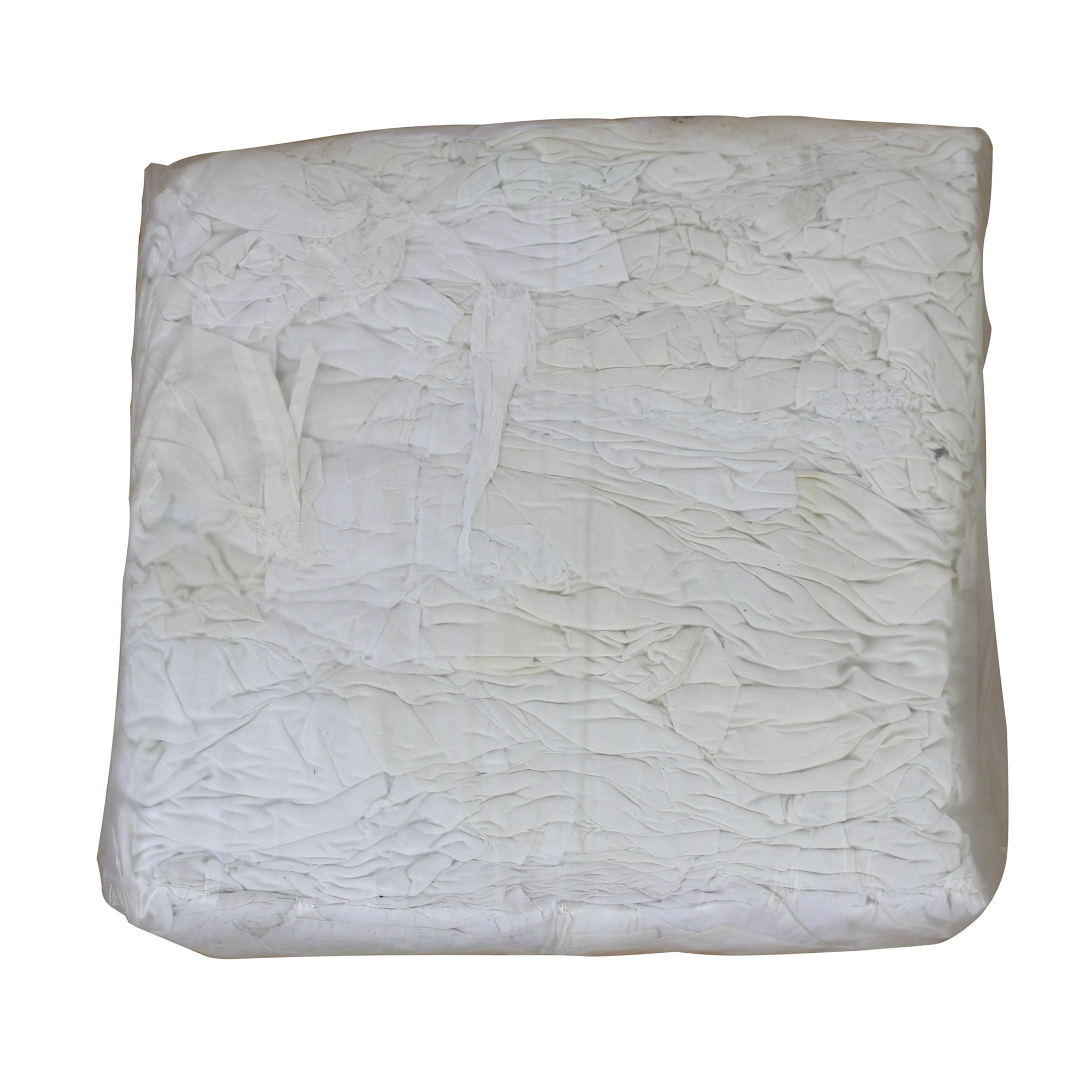 Putzlappen aus weißer 100er Baumwolle im 10 kg Paket