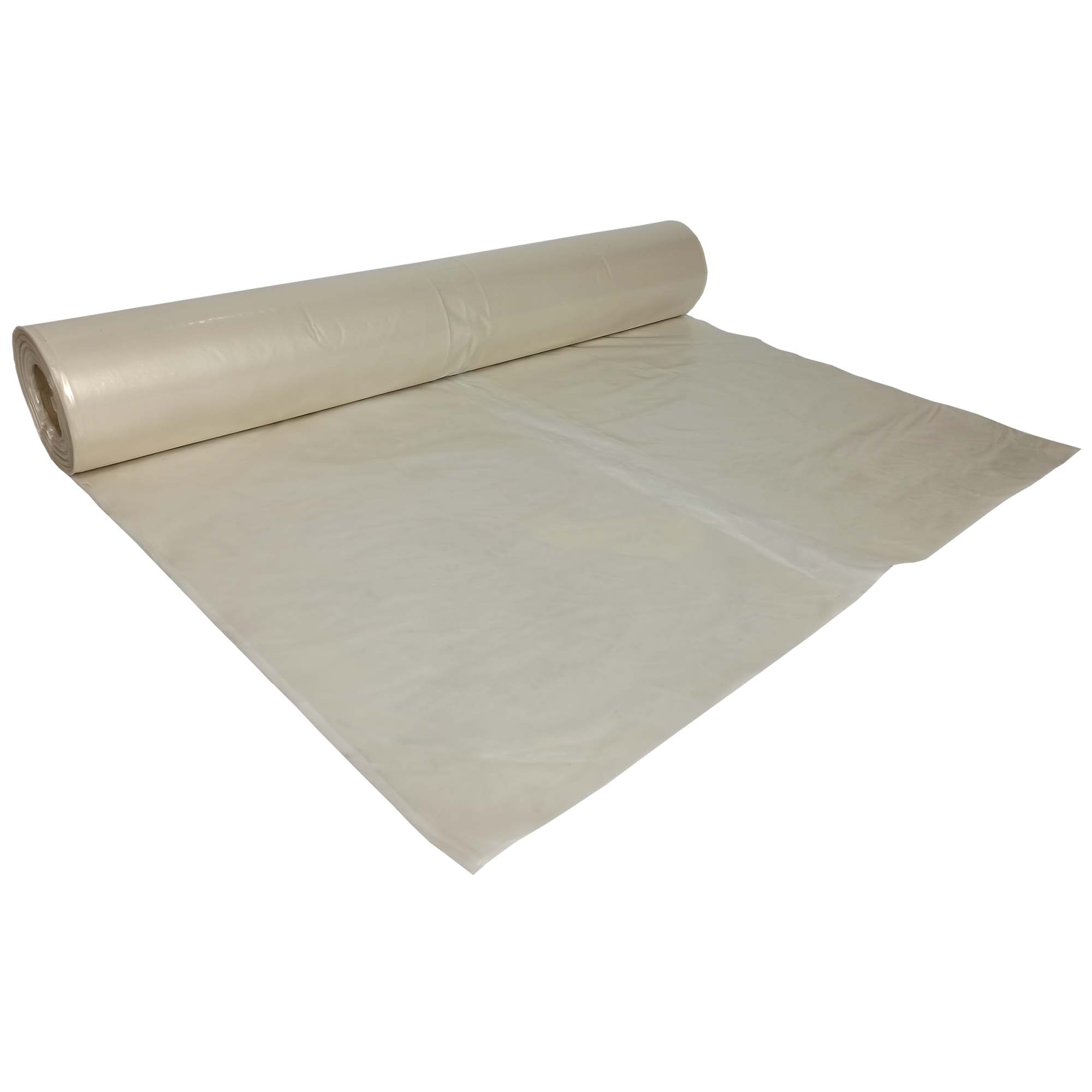 PE-Folie Baufolie transluzent für Staubschutzwände Staubschutz 150 my Rolle 4 x 25 m